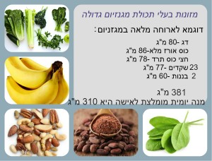 מזונות בעלי מגנזיום